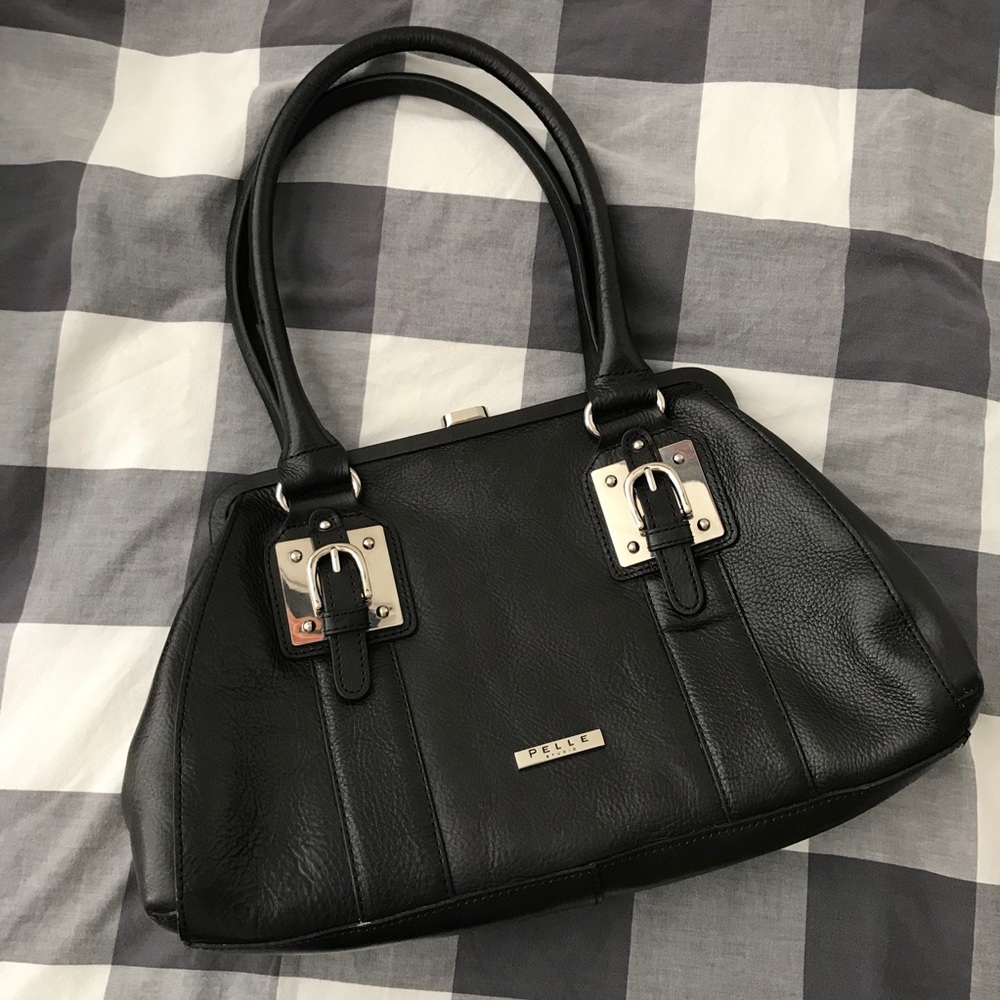 Pelle studio black leather purse